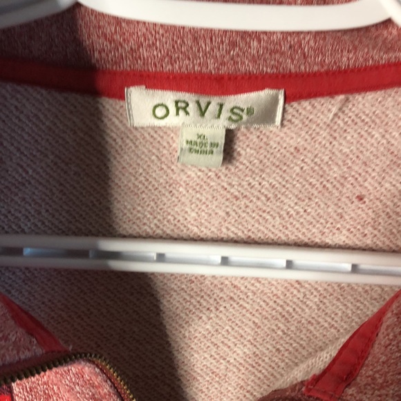 Orvis plaid patched pullover - Picture 2 of 4